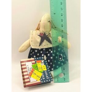 Vintage Cheryl Haynes Homeland Collection Muslin Bunny Dolls Set of 4| Americana